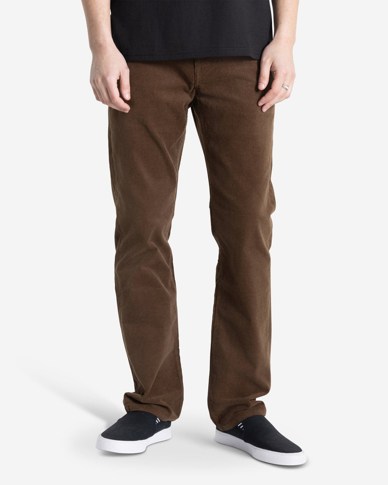 Men's Solver 5 Pocket Cord Pants-Brownstone-Volcom