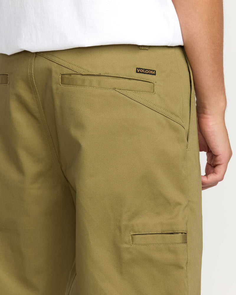 Men's Frickin Chino Pants-Dark Khaki-Volcom