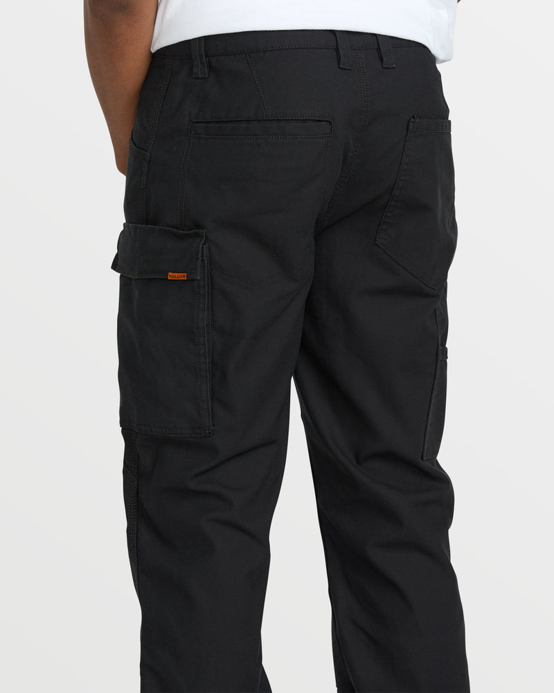Men's Caliper II Relaxed Work Pants-Black-Volcom