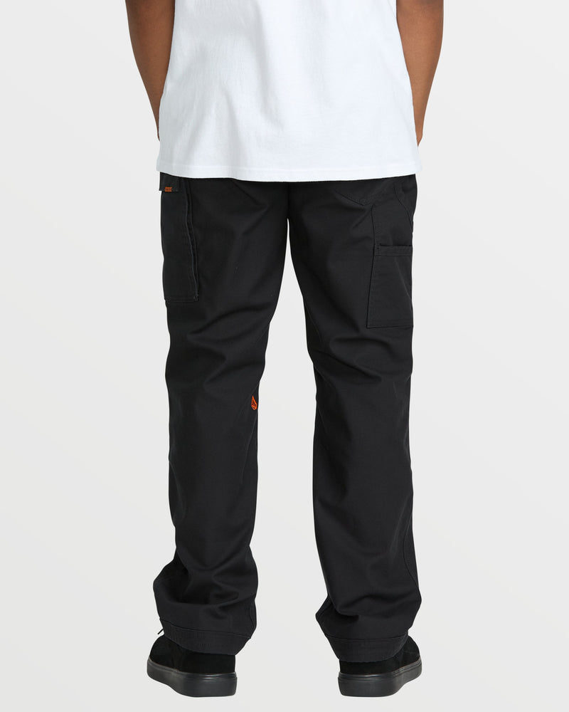 Men's Caliper II Relaxed Work Pants-Black-Volcom