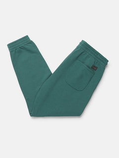 Vibes Time Elastic Waist Pants - Ranger Green