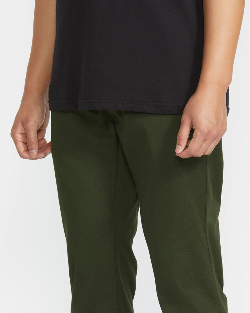 Volcom Men's Frickin Slim Joggers Dark Green
