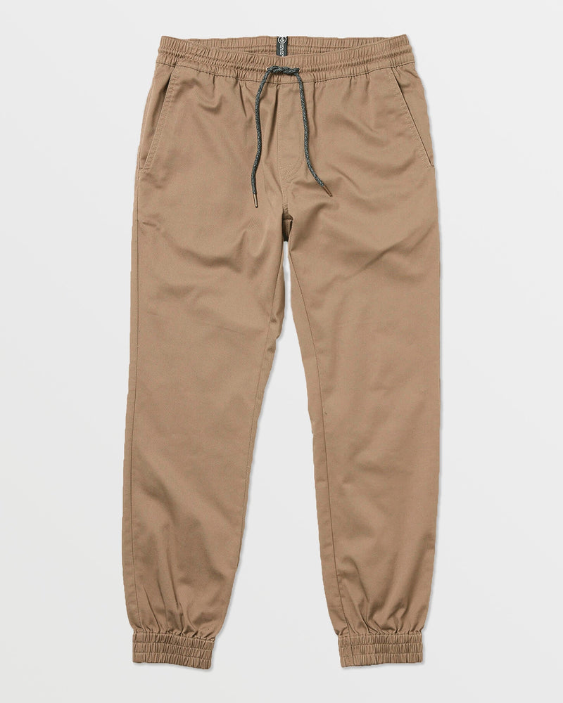 Volcom Men's Frickin Slim Joggers Khaki