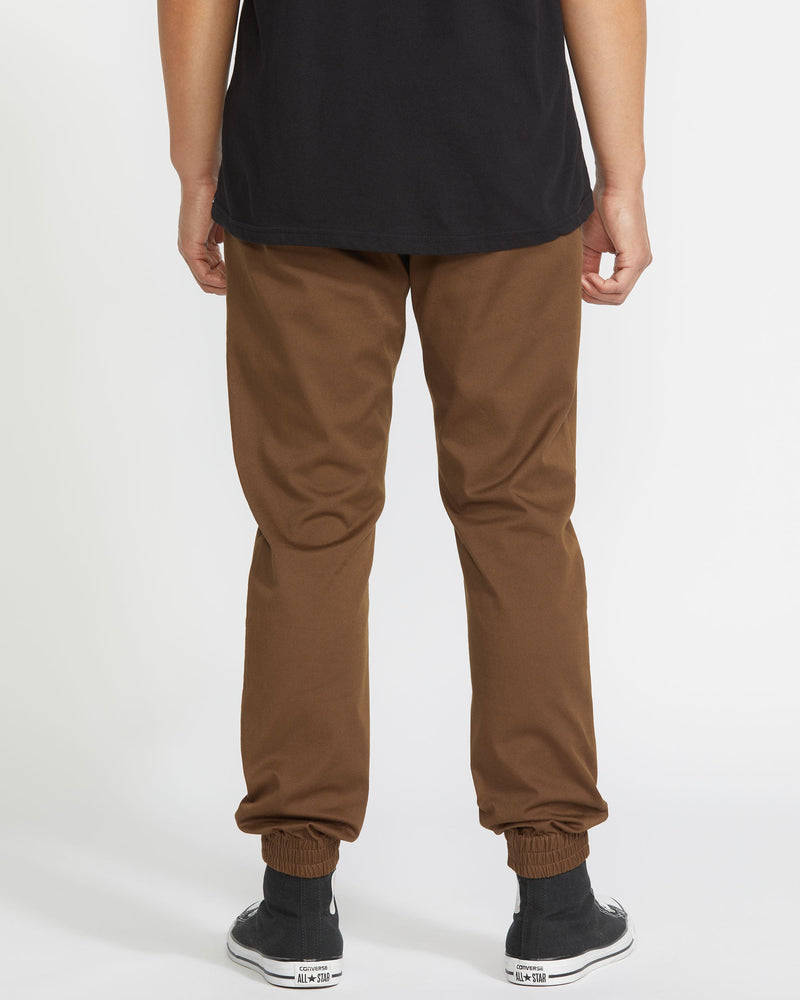 Volcom Men's Frickin Slim Joggers Mud