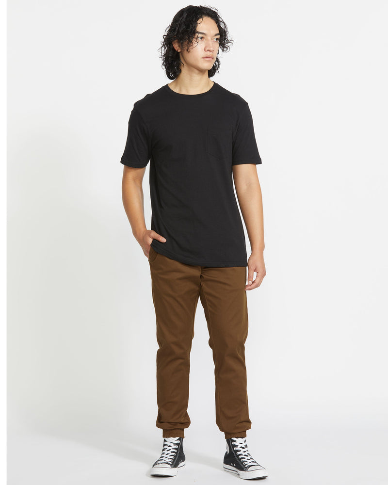 Volcom Men's Frickin Slim Joggers Mud