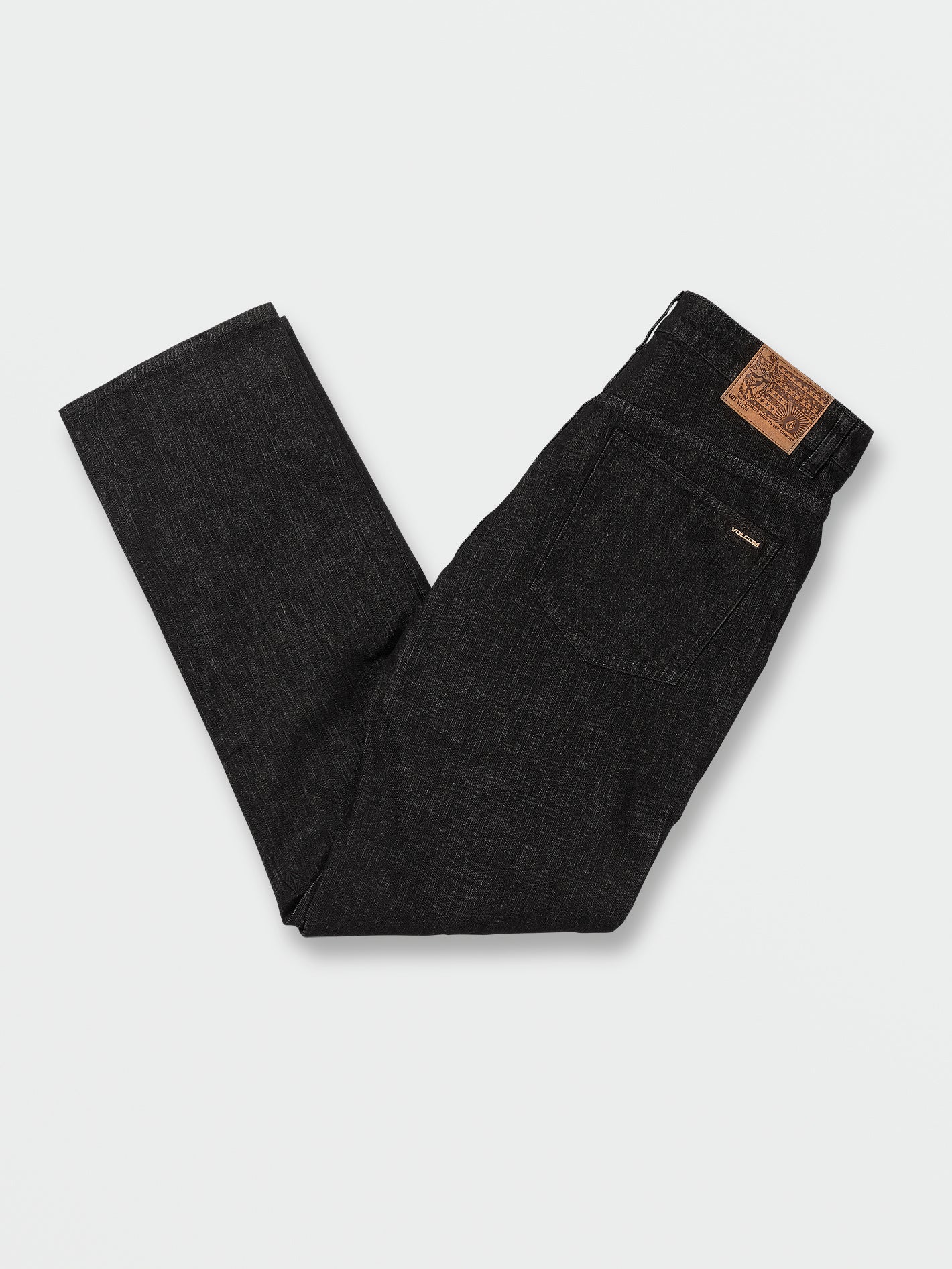 V Solver Modern Fit Stretch Jeans - Rinsed Black – Volcom US