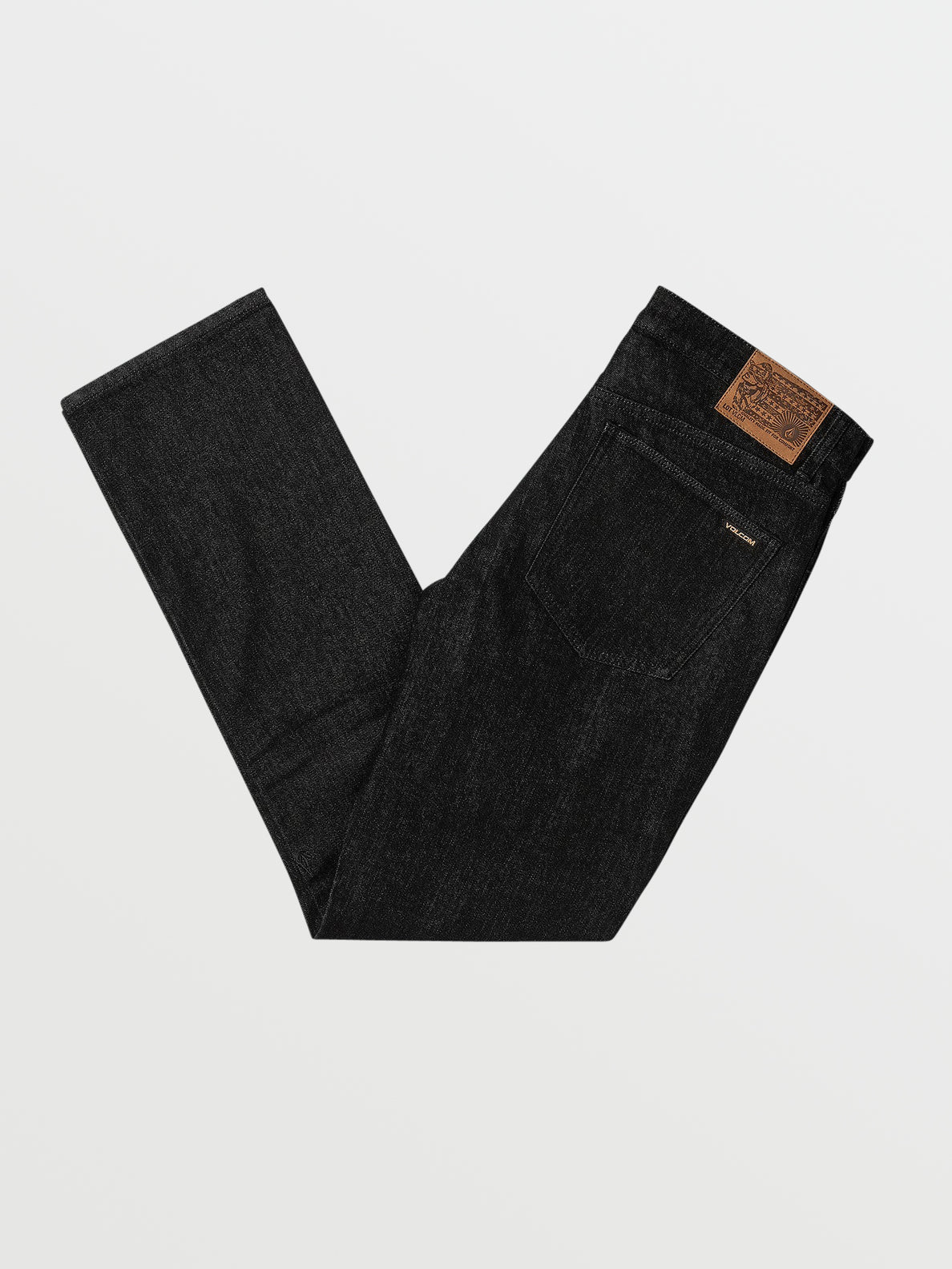 V Vorta Slim Fit Stretch Jeans - Rinsed Black
