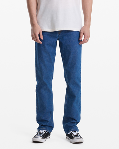 Men's Solver Modern Fit Jeans-Bold Blue-Volcom