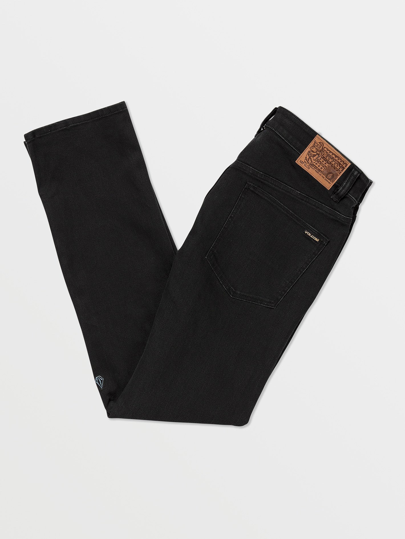 Solver Modern Volcom Black – - US Fit Jeans Out