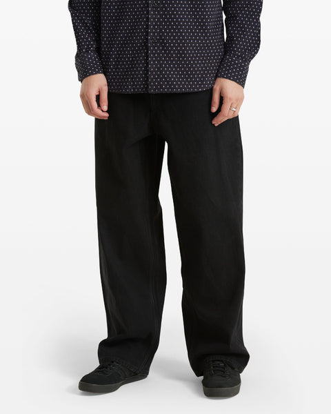 Volcom Men's Chillow Denim Jeans New Black