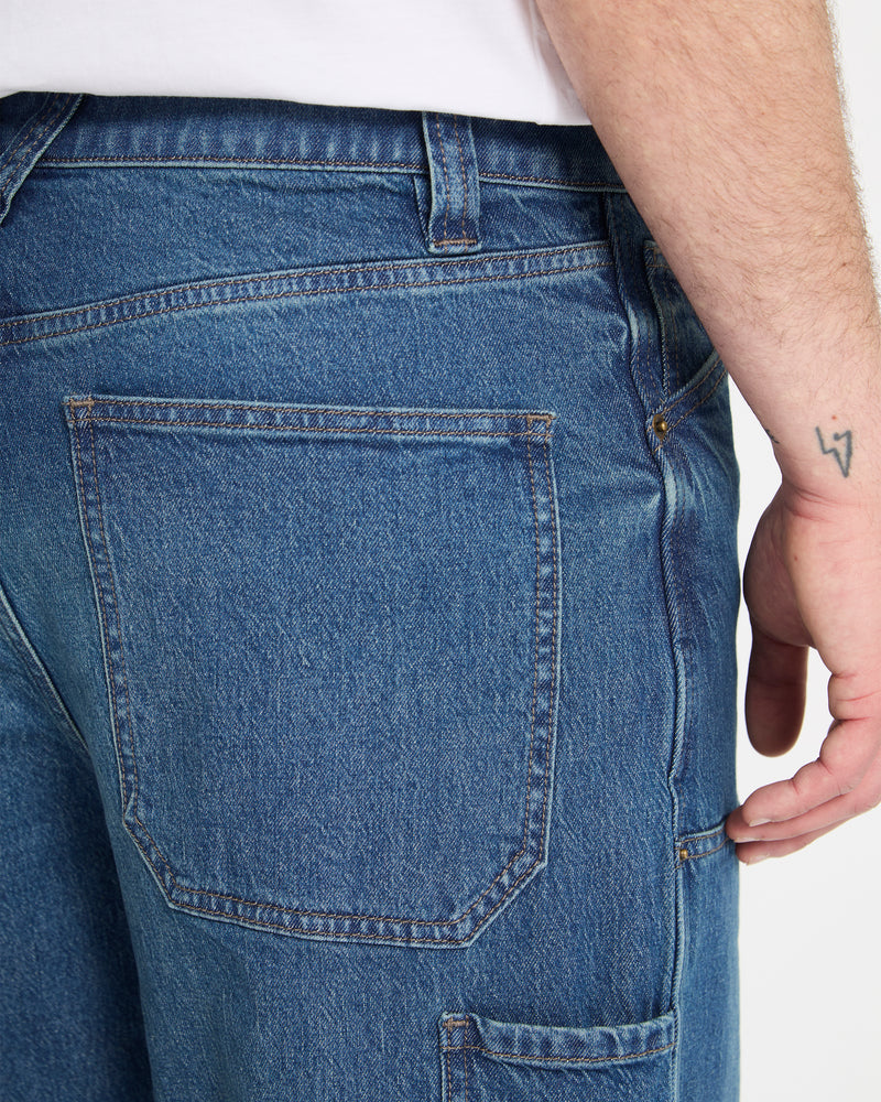 Men's Work Carpenter Denim-Park Blue-Volcom