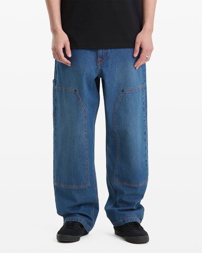 Men's Work Carpenter Denim-Park Blue-Volcom