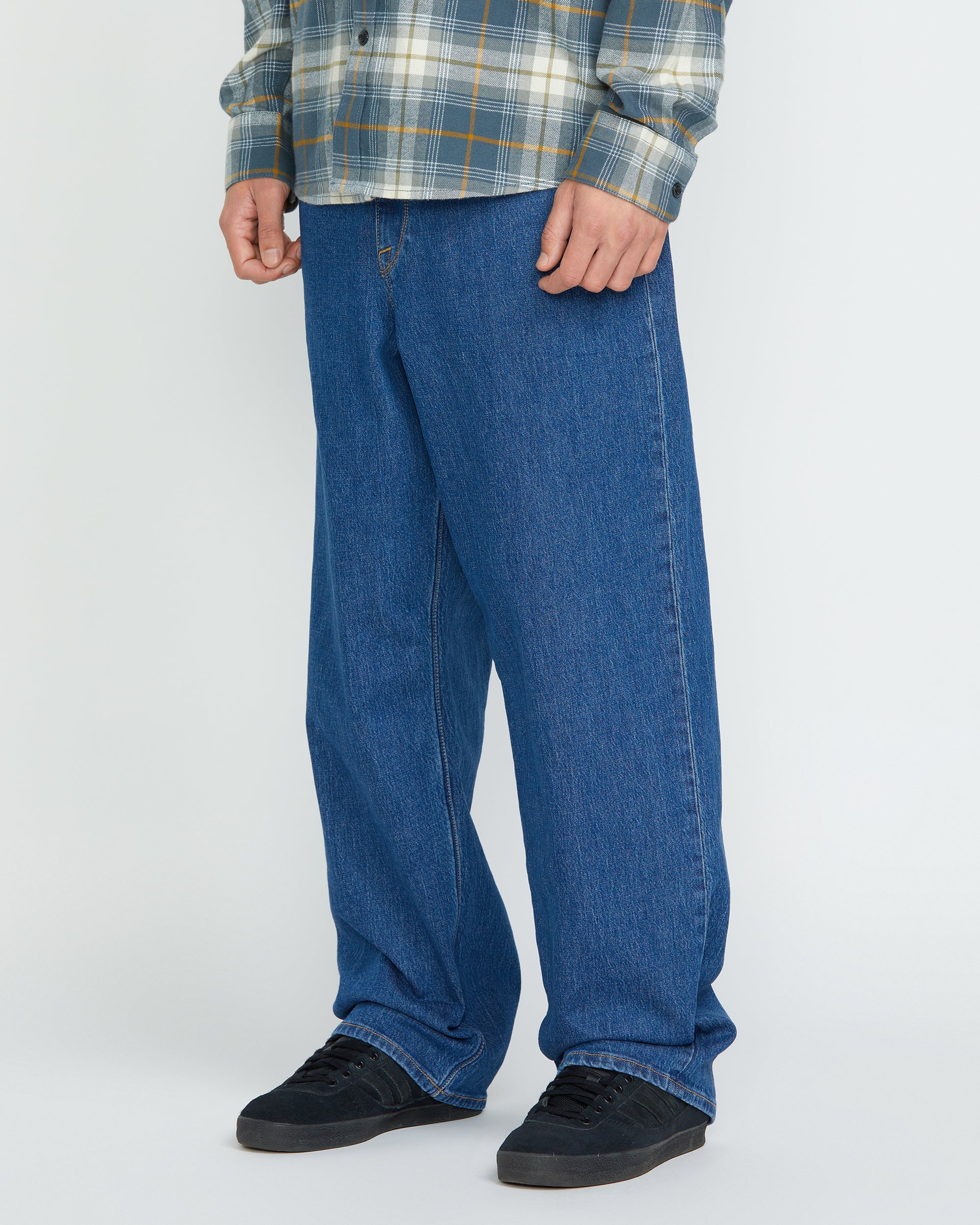 VOLCOM JEANSデニムカバーオール Men's Billow Denim Pants - Volcom