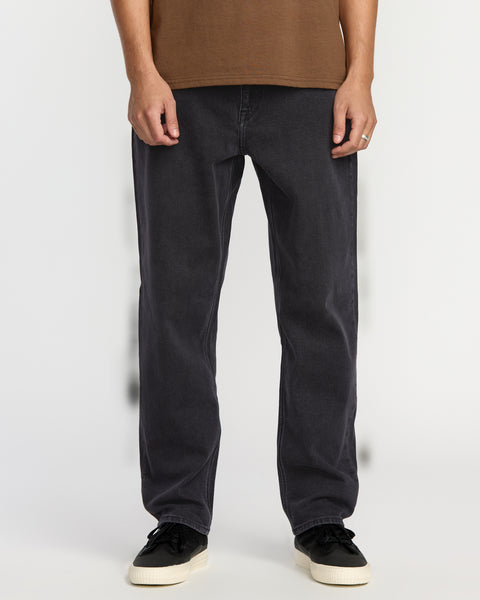 Volcom Men's Fivedown Denim Fade To Black