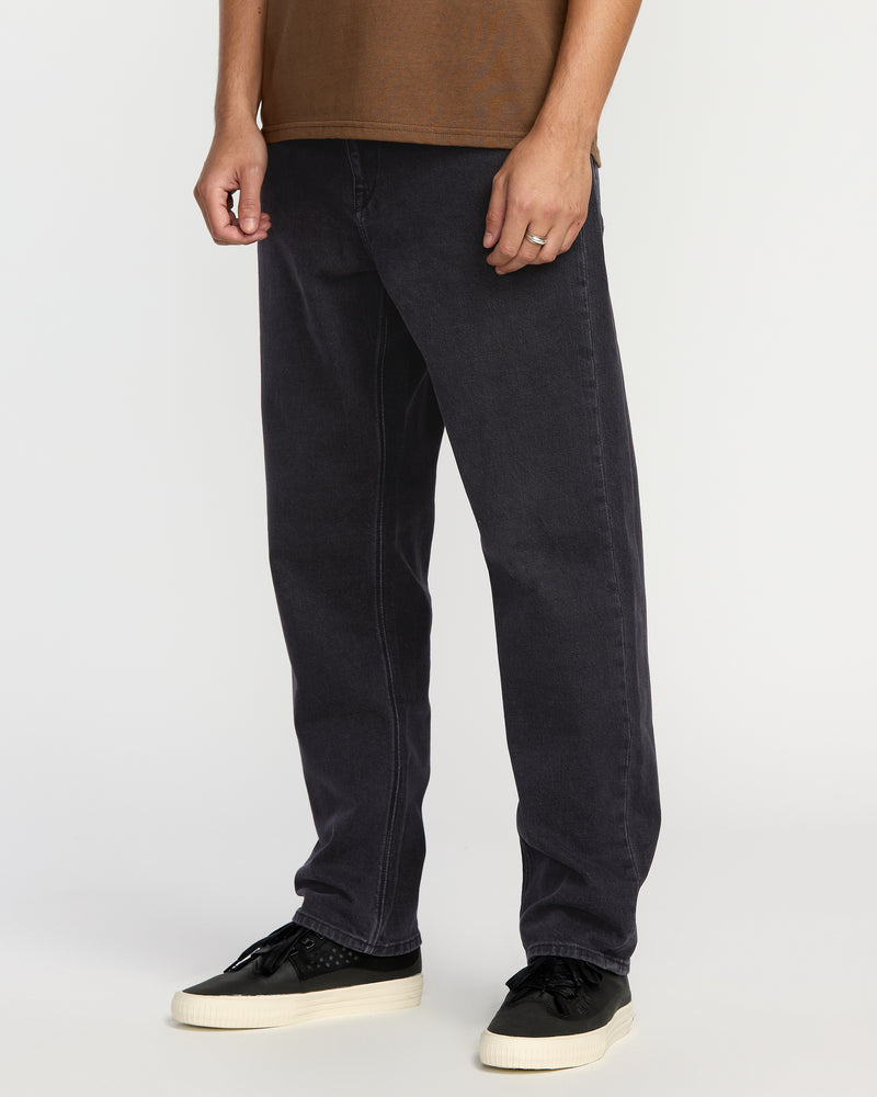 Volcom Men's Fivedown Denim Fade To Black