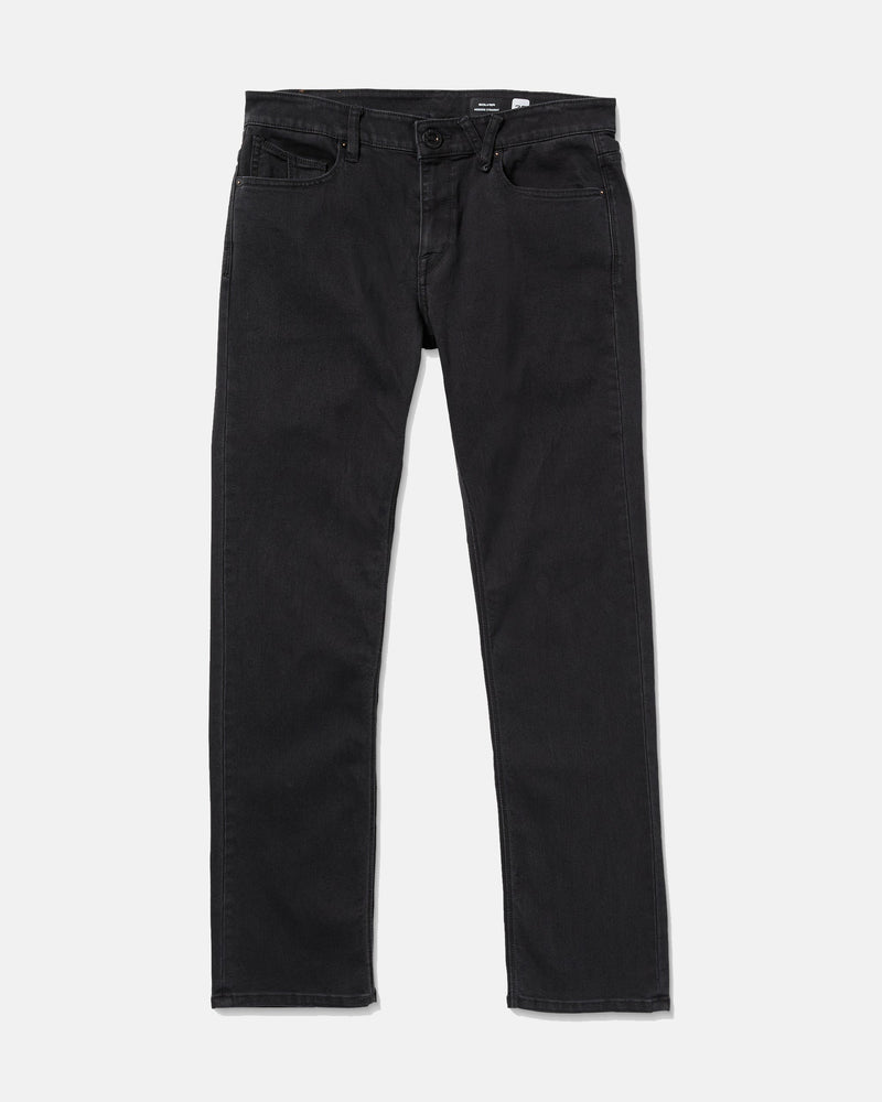 Volcom Men's Solver Jeans Black Out