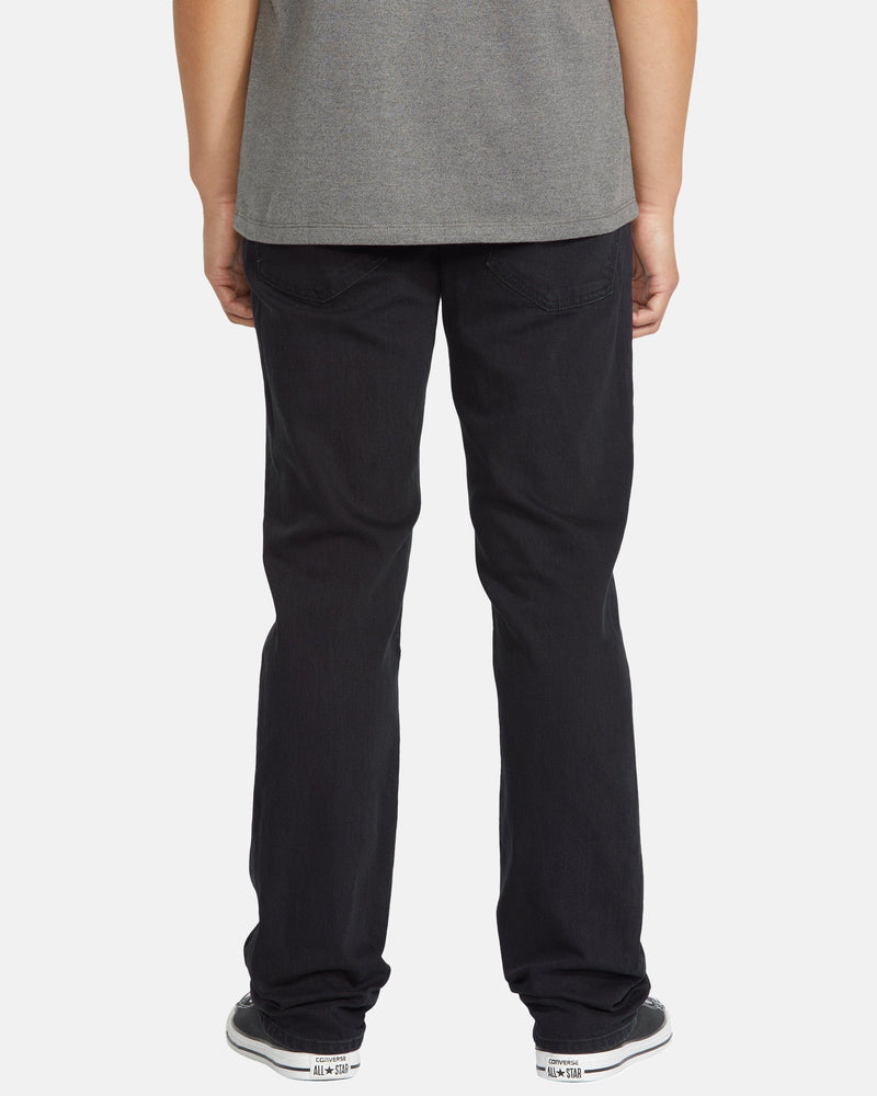 Volcom Men's Solver Jeans Black Out