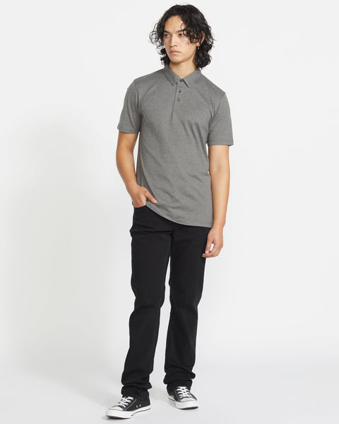 Volcom Men's Solver Jeans Black Out