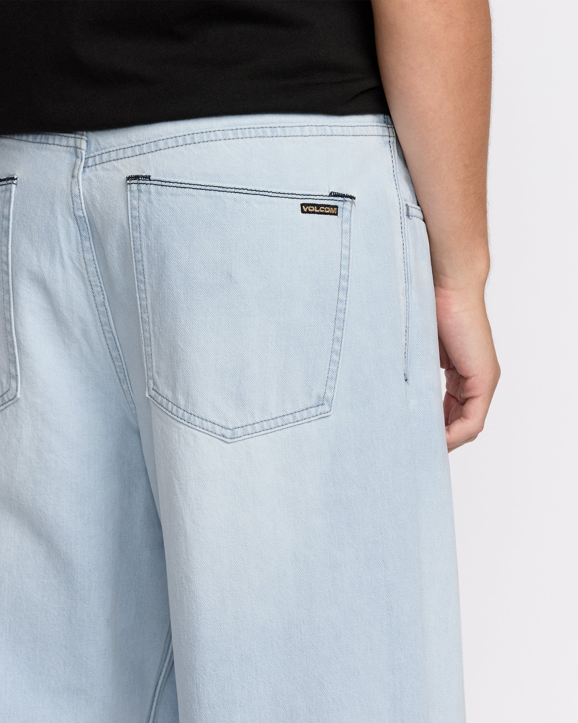 Volcom Men's Billow Denim Jeans Bluefog