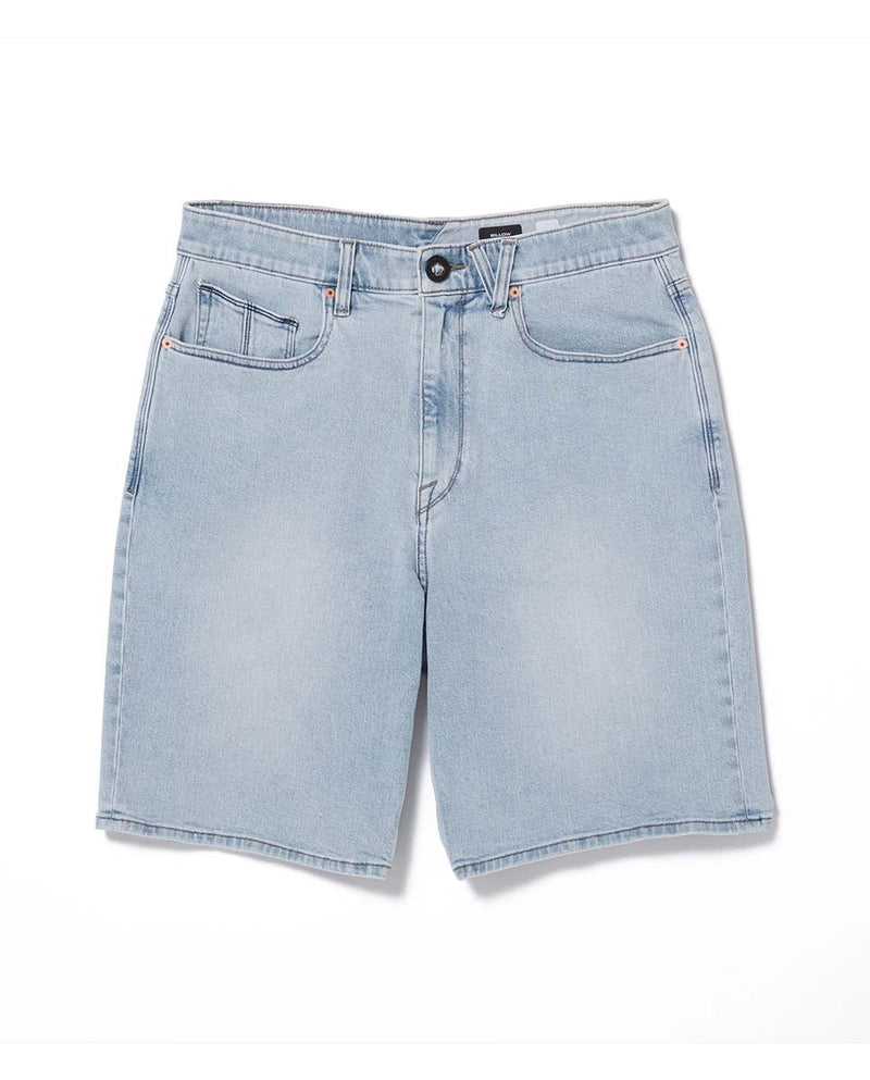 Volcom Men's Billow Denim Shorts Desert Dirt Indigo