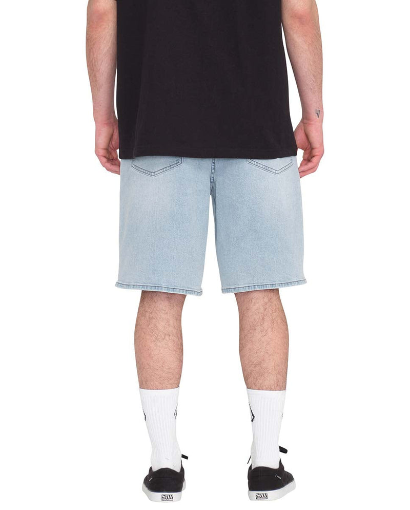 Volcom Men's Billow Denim Shorts Desert Dirt Indigo