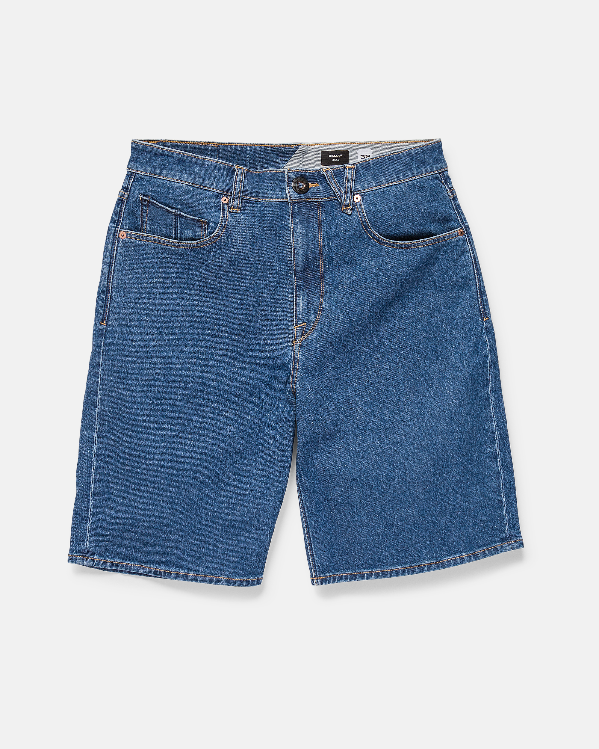 VOLCOM JEANSデニムカバーオール Men's Billow Denim Shorts - Volcom