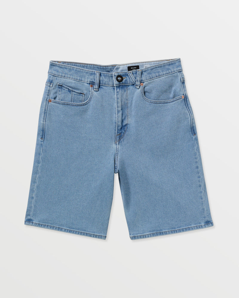 Volcom Men's Billow Denim Shorts 22" Blueprint