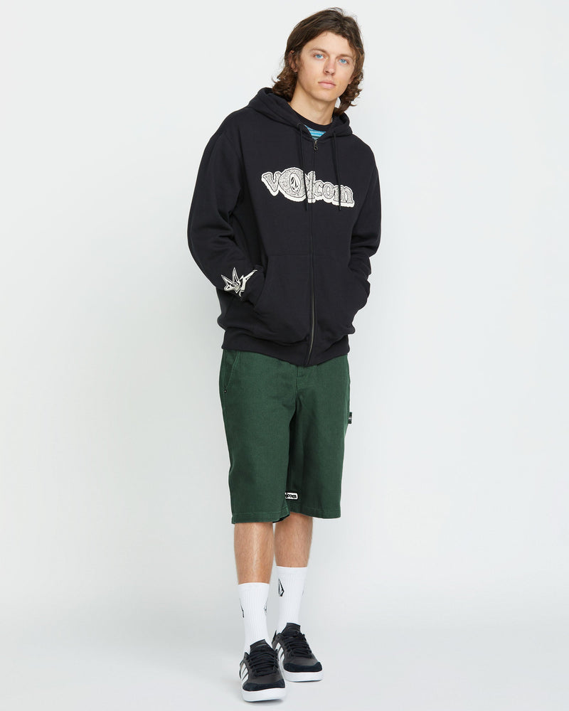 Volcom Men's Sawhorse Denim Shorts Alpine