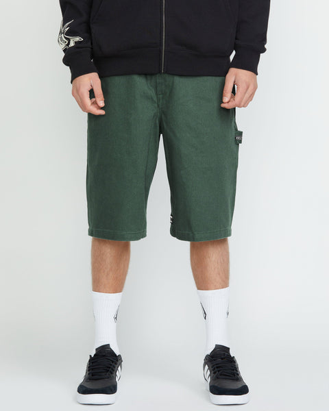 Volcom Men's Sawhorse Denim Shorts Alpine