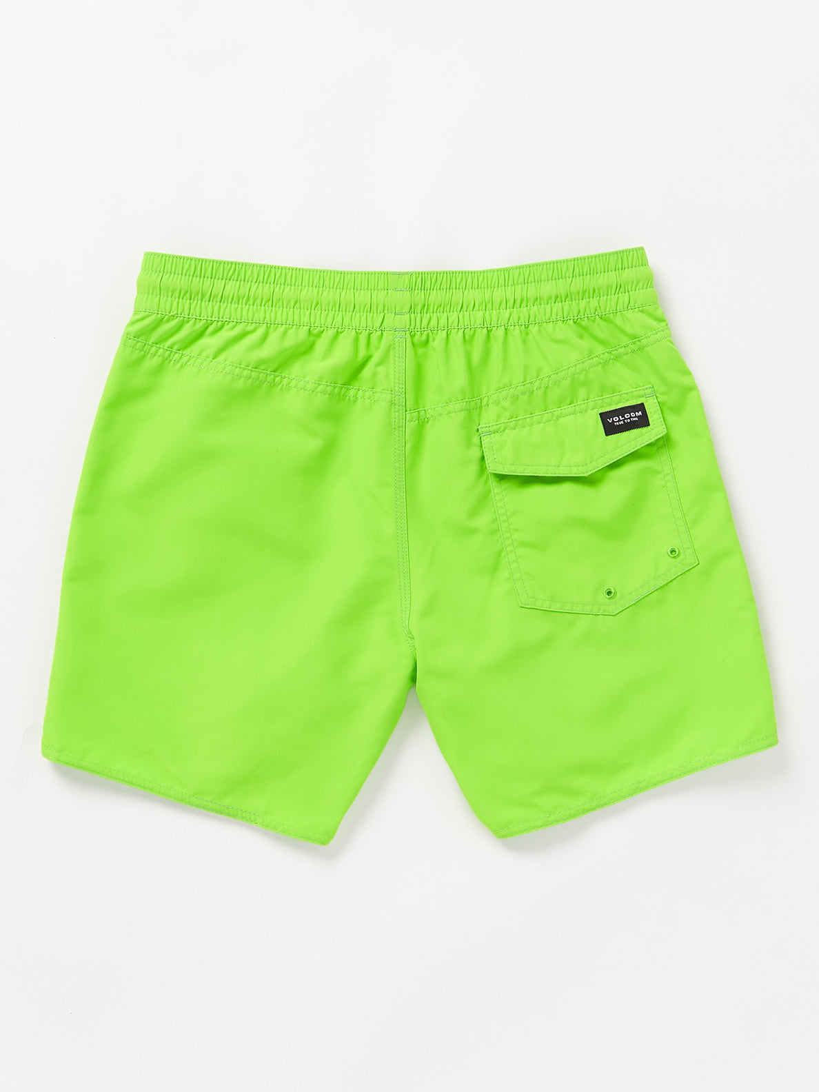Lido Solid Trunks - Electric Green