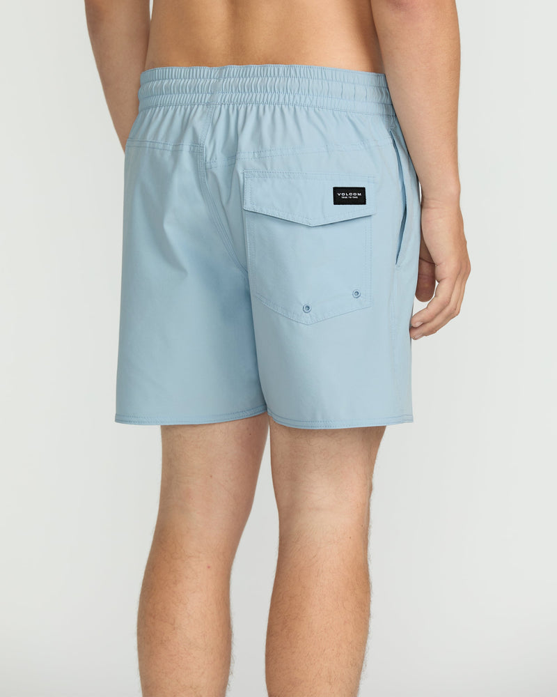 Volcom Men's Lido Solid 16" Trunks Carolina Blue