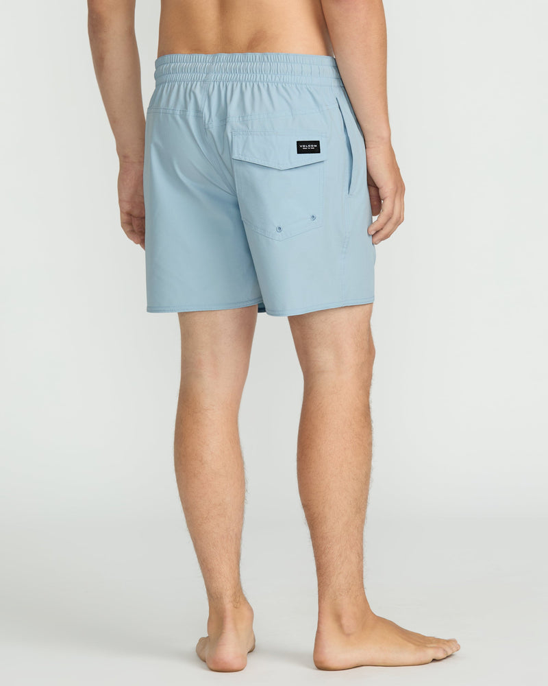 Volcom Men's Lido Solid 16" Trunks Carolina Blue