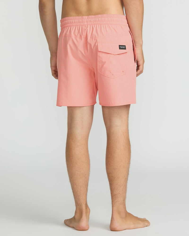 Volcom Men's Lido Solid 16" Trunks Peach Fuzz