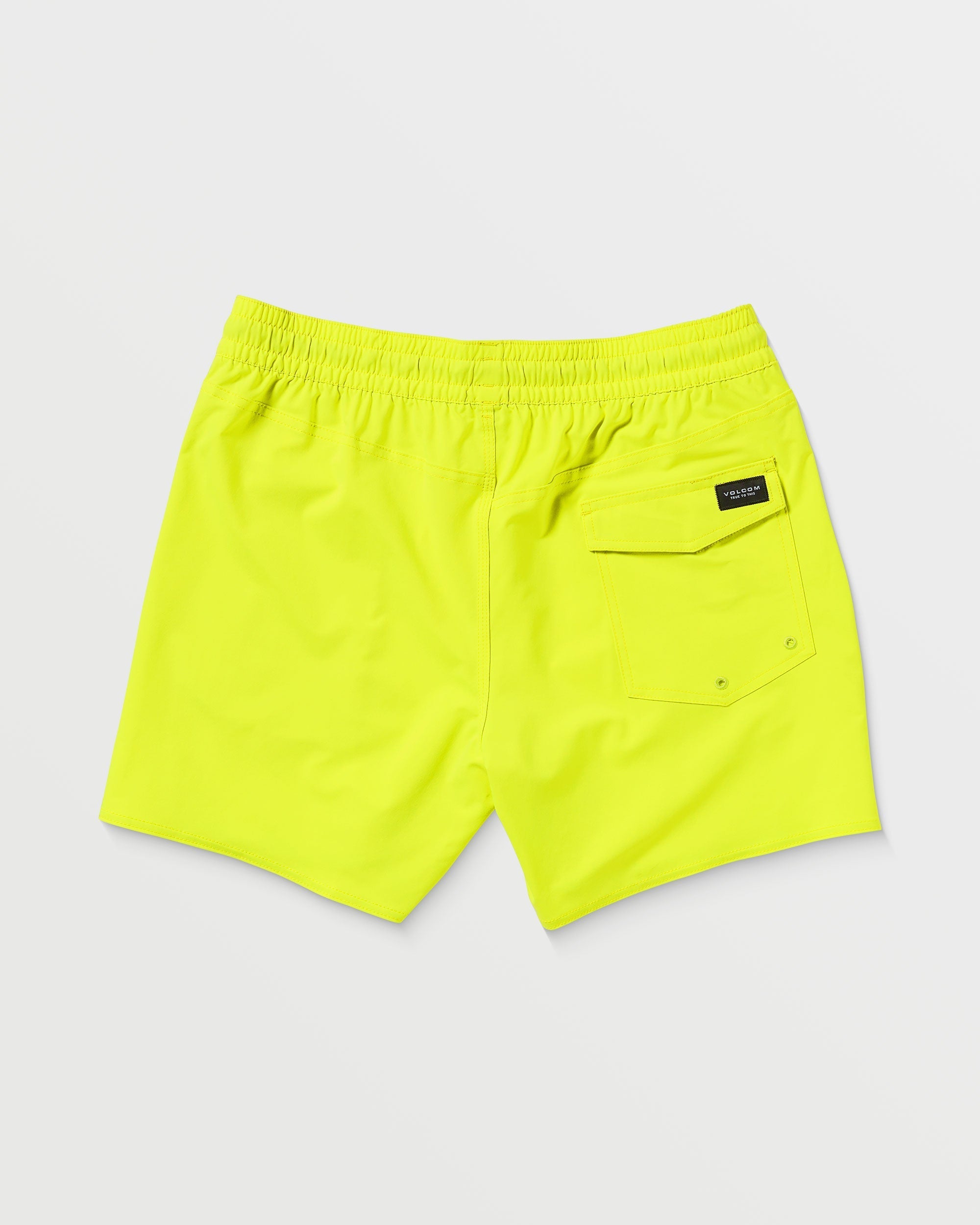 arena 蛍光イエロー スイムトランクス Men's Lido 2 Solid Trunks - Volcom