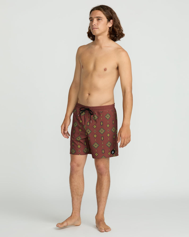 Volcom Men's Lido Print 16" Trunks 