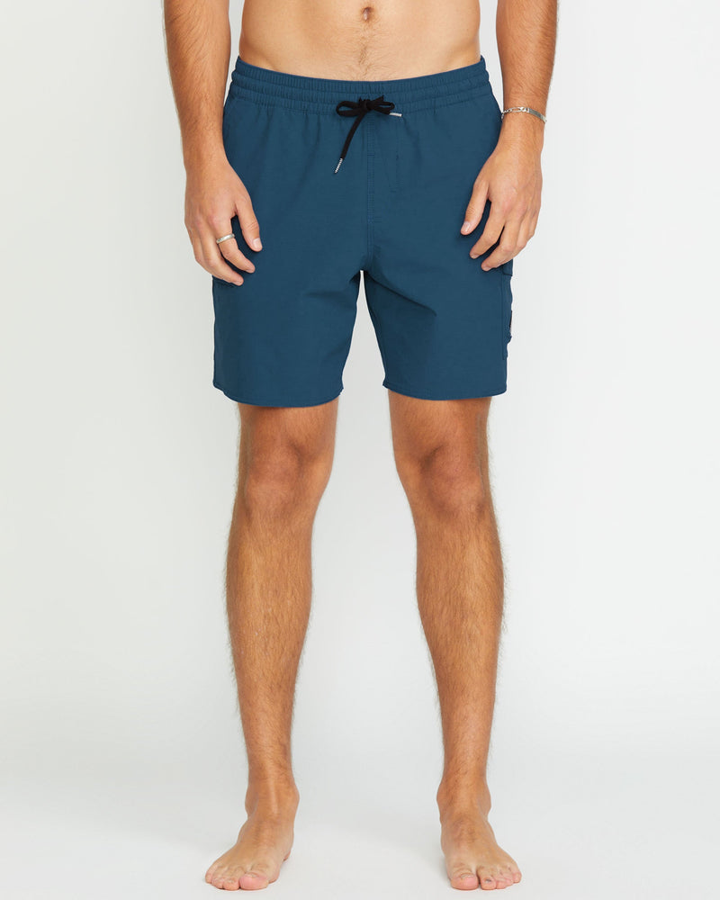 Volcom Men's Truly Liberator Trunks Deep Blue