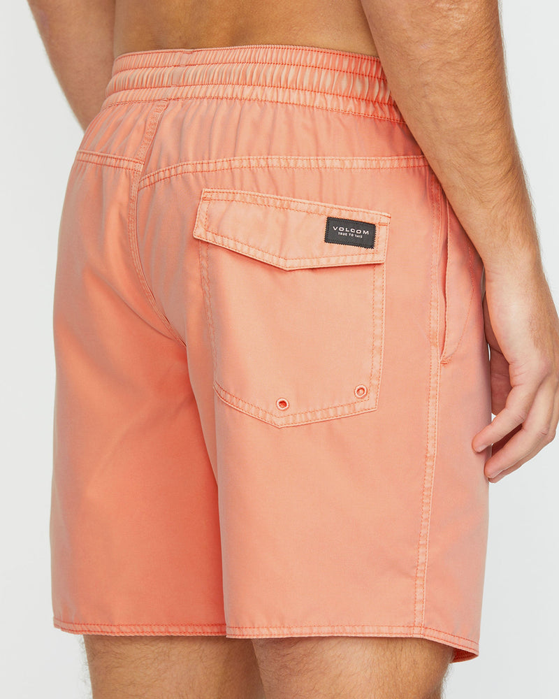 Volcom Men's Center Elastic Waist Trunks 