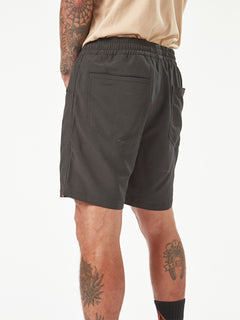 Volcom Workwear Slab Elastic Waist Shorts - Black