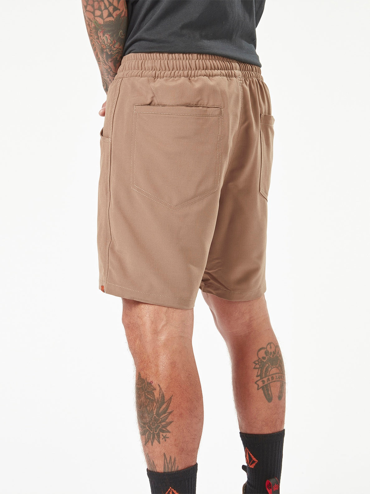 Volcom Workwear Slab Elastic Waist Shorts - Brindle