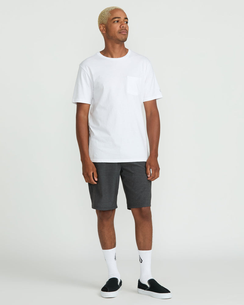 Volcom Men's Mix Frickin Cross Shred Shorts Antique Black