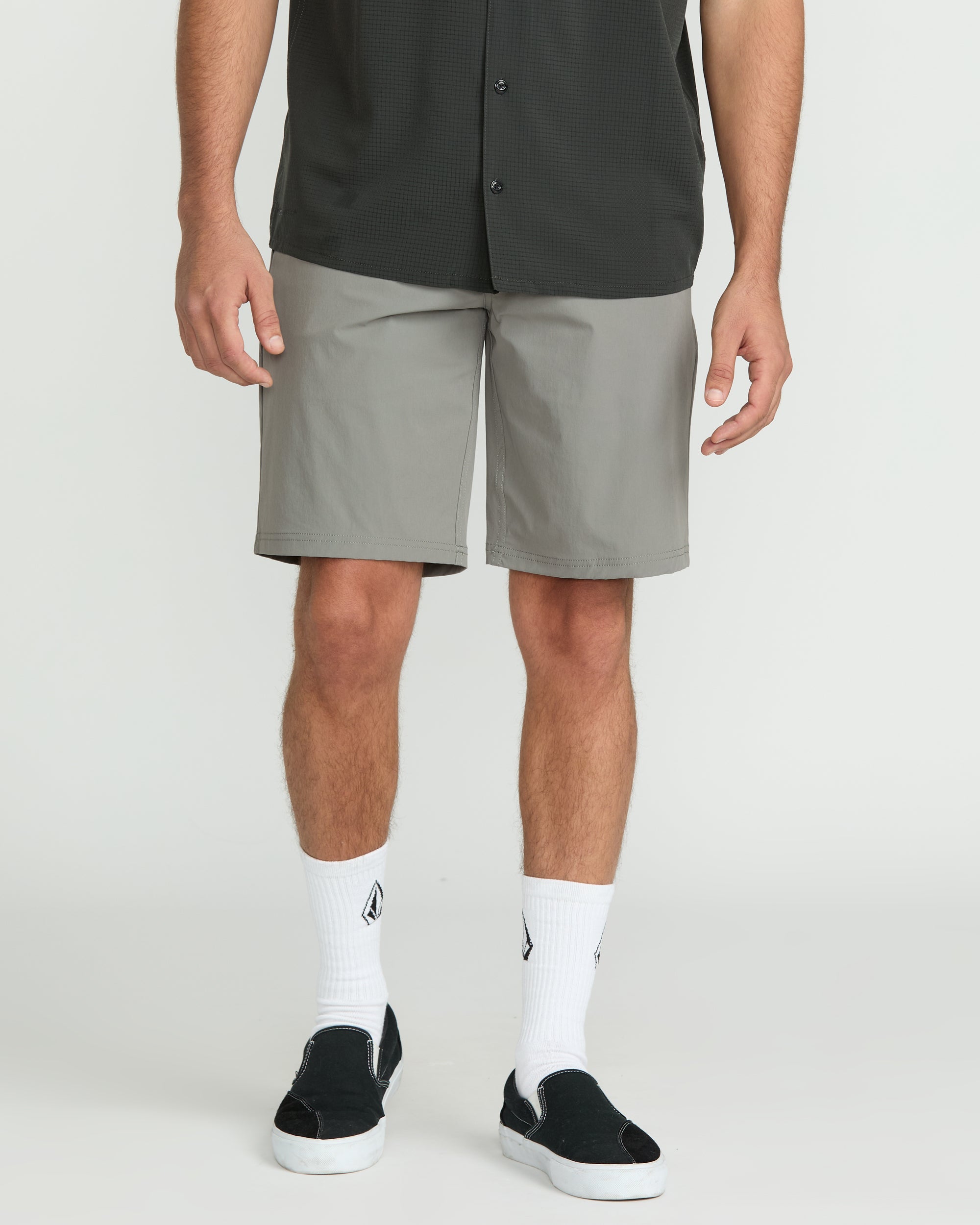 Men's Frickin Cross Shred Shorts-Moonbeam-Volcom