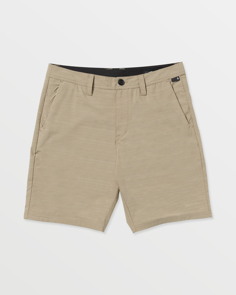 Volcom Men's Slub Frickin Cross Shred 20" Hybrid Shorts Khaki
