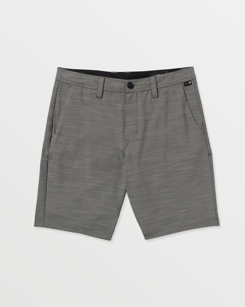 Volcom Men's Slub Frickin Cross Shred 20" Hybrid Shorts Pewter