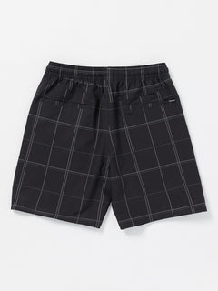 Runoff Elastic Waist Hybrid Shorts - Black