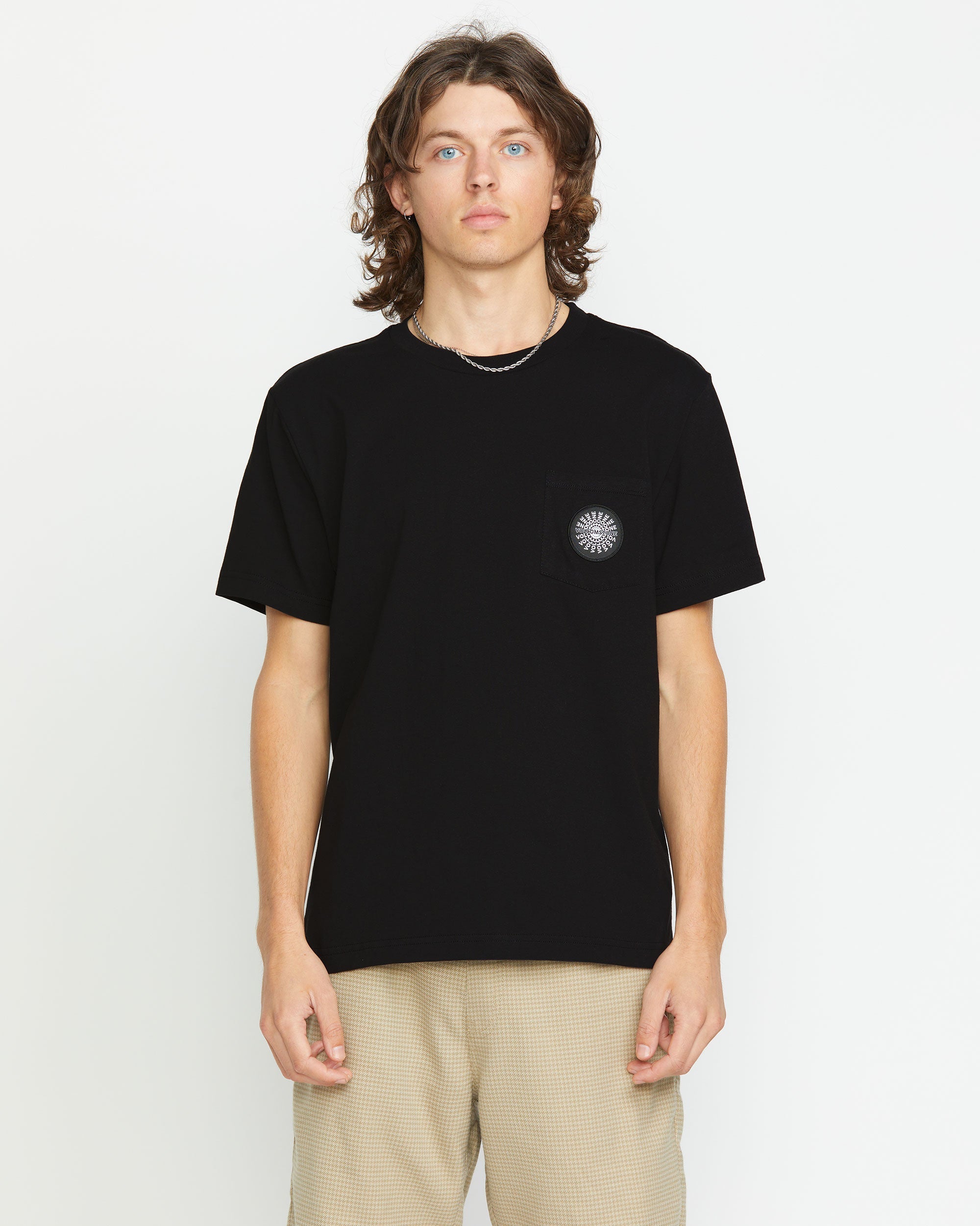 Men's Woven Label Pocket Tee - Volcom
