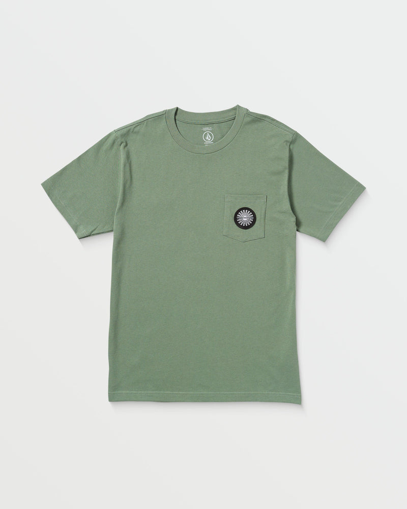 Volcom Men's Woven Label Pocket Tee 
