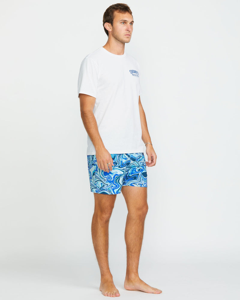 Volcom Men's Stoneys Uniform Short Sleeve Tee White