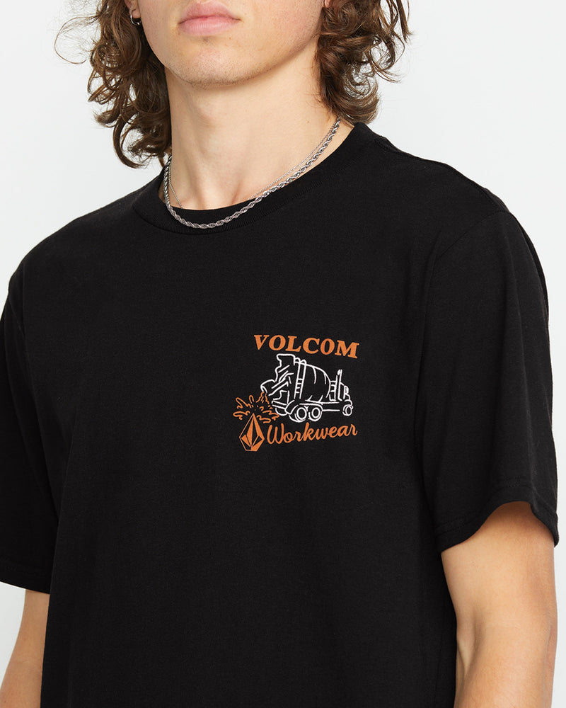 Volcom Men's Pour Choices Short Sleeve Tee Black
