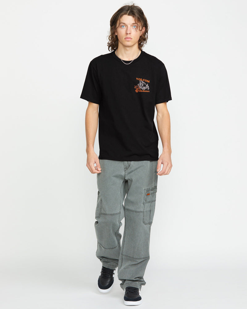 Volcom Men's Pour Choices Short Sleeve Tee Black