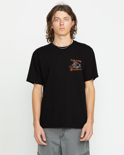 Volcom Men's Pour Choices Short Sleeve Tee Black